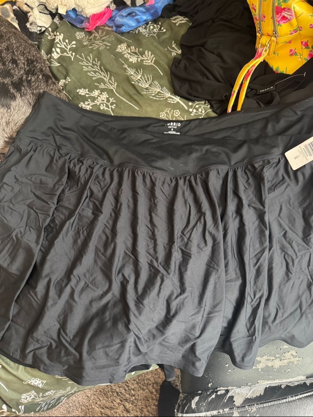 Torrid  Black Active Skirt with shorts